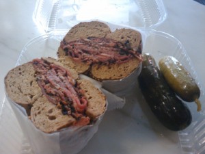 Pastrami bagel